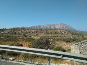 Views from our sofa delivery van on the way to Dénia