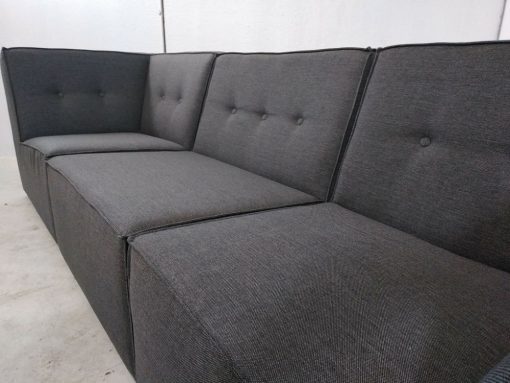 Seats. Modular 3 Seater Sofa and Pouffe - Modules