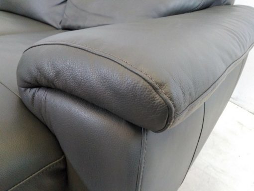 Armrests. Large Ex Display U-shaped Real Leather Sofa - Dylan