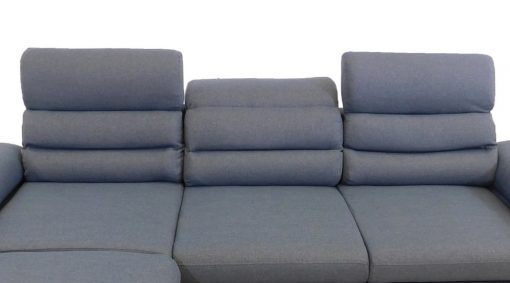 Reposacabezas reclinables. Sofá chaise longue cama con arcón y reposacabezas reclinables - Capri