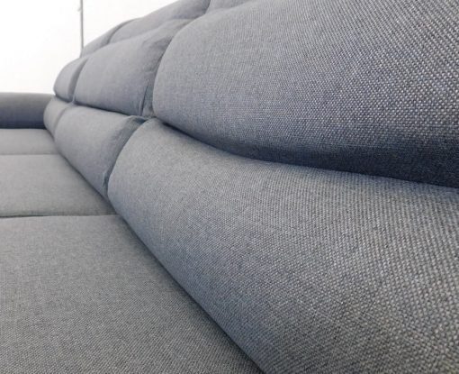 Respaldo. Sofá chaise longue cama con arcón y reposacabezas reclinables - Capri