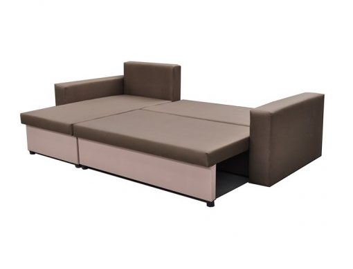 Cama abierta. Sofá chaise longue cama con arcón - Turin