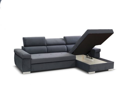 Arcón. Sofá chaise longue cama con reposacabezas reclinables – Calgary