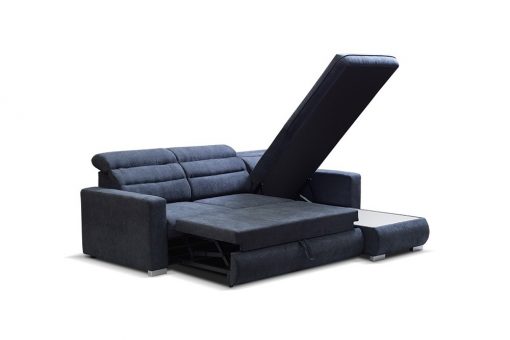 Arcón. Sofá chaise longue cama con reposacabezas reclinables. Chiase longue derecha - Victoria