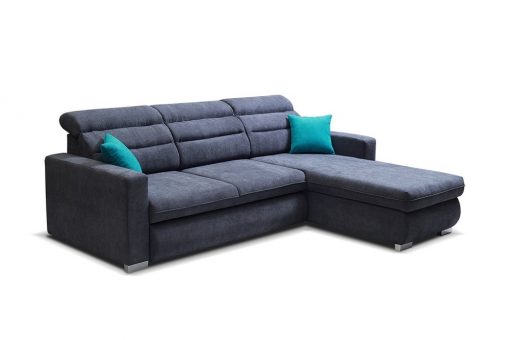 Угловой диван-кровать с регулируемыми подголовниками - Victoria. Правый угол