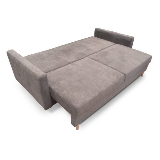 Bed Open. Scandinavian Design Sofa with Storage - Halmstad