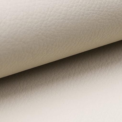 Piel sintética de color beige del sofá cama modelo Tarancón