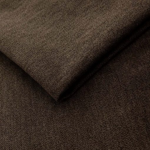 Brown Plush Microfiber Fabric. Scandinavian Design Sofa Halmstad