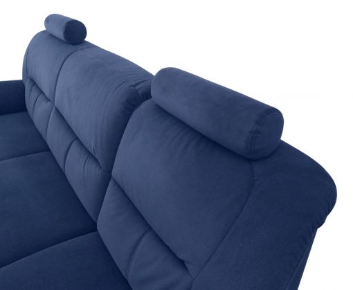 Reposacabezas y respaldos de sofá con chaise longue - Claudia