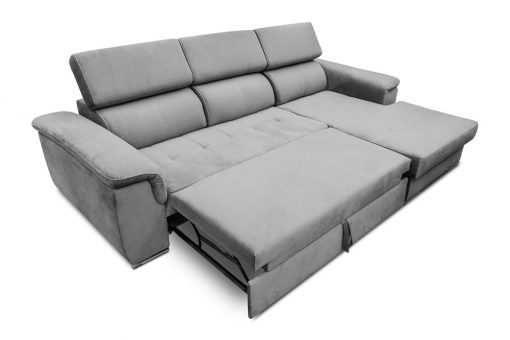 Cama extraíble. Sofá chaise longue cama, máximo confort - Hamburg