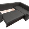 Storage of the small corner sofa - Brighton