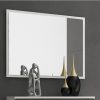 Wall Mirror with White Frame 90 x 75 cm - Cremona