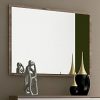 Wall Mirror with Brown ("Nelson") Frame 90 x 75 cm - Cremona