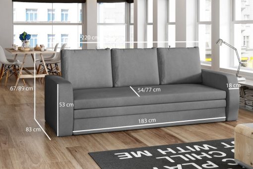Medidas de sofá cama de 3 plazas para espacios reducidos - Liverpool