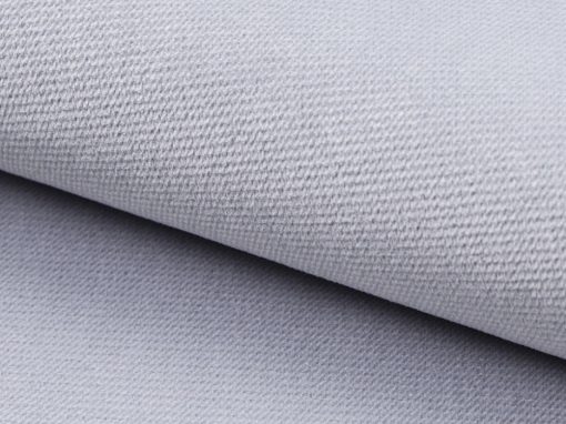 Tela sintética poliéster color gris claro (Paros 5) del canapé Charlotte