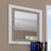 Настенное зеркало с двухцветной рамой 75 x 90 см - Catania. Цвет светло-серый + серый
