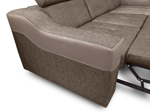 Reposabrazo del sofá chaise longue con altos reposacabezas modelo Albi
