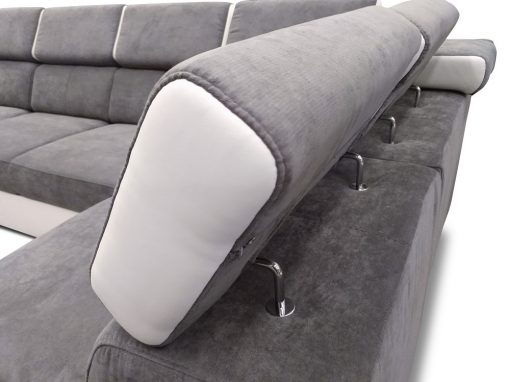 Reposacabezas reclinable con mecanismo de 7 posiciones del sofá rinconera siente plazas modelo Cannes