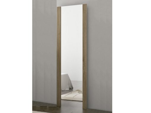 Espejo de cuerpo entero con marco, 180 cm - Cremona. Color marrón