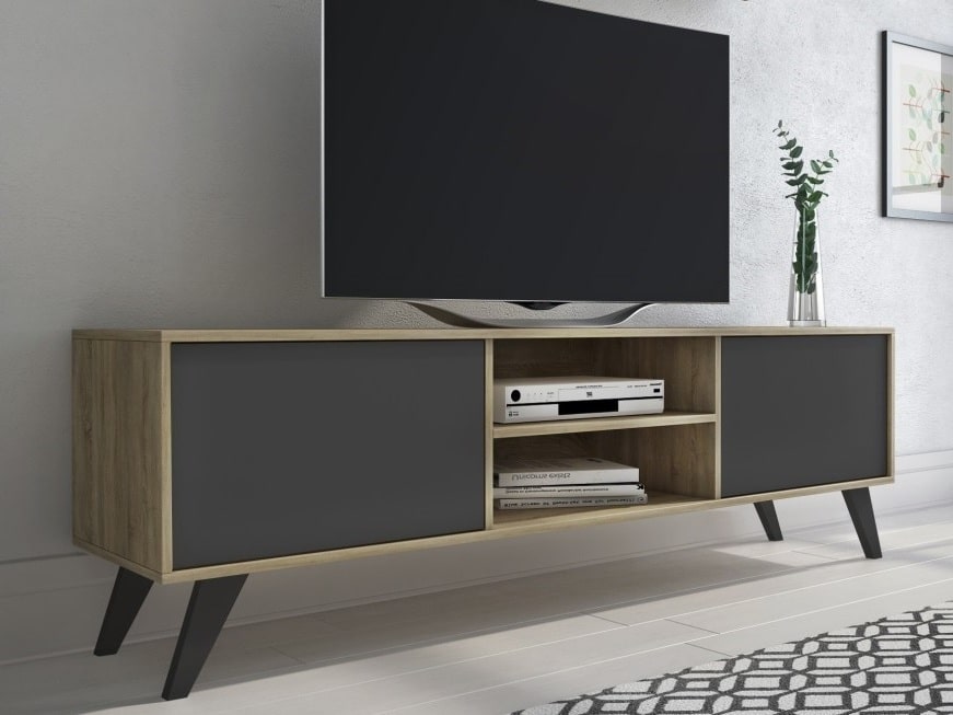 fresa almohada Inseguro Mueble TV moderno con patas altas inclinadas, 180 см - Lucca - Don Baraton:  tienda de sofás, colchones y muebles