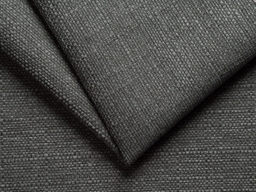Tela sintética resistente, color gris oscuro, 100% poliéster del sofá modelo Barrie