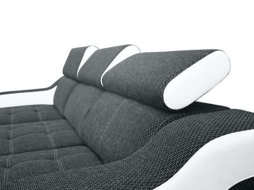Reposacabezas reclinables (7 posiciones) del sofá chaise longue modelo Albi Plus