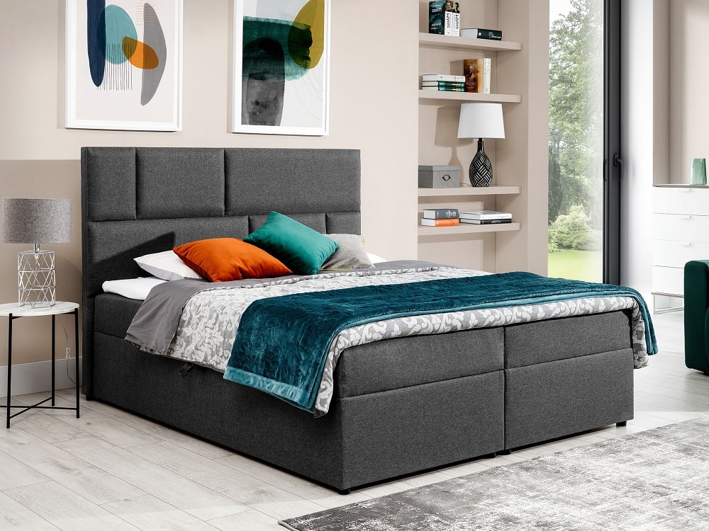 vuist Maken Verbetering Modern Style King Size Bed 160 x 200 cm - Emilia - Don Baraton: tienda de  sofás, muebles y colchones